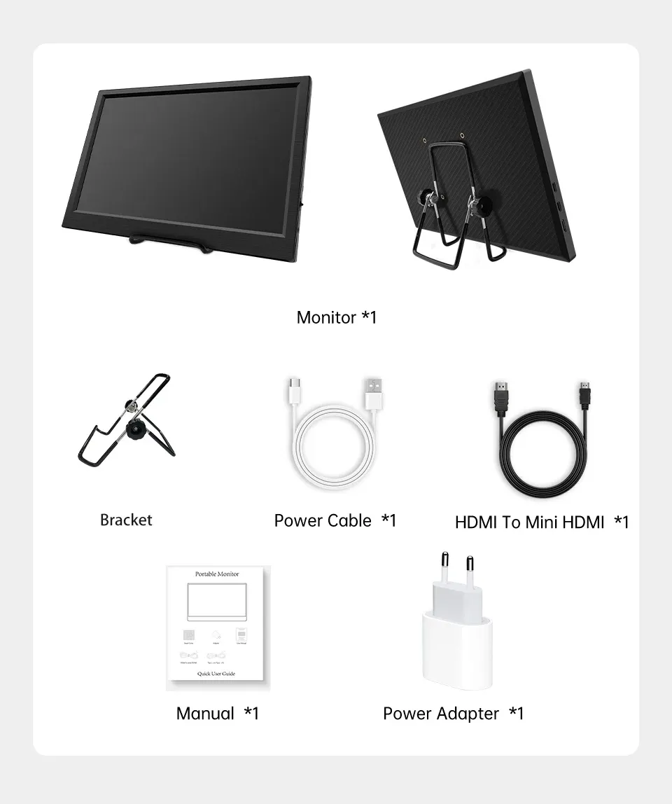 Moniteur portable prêt à l'emploi