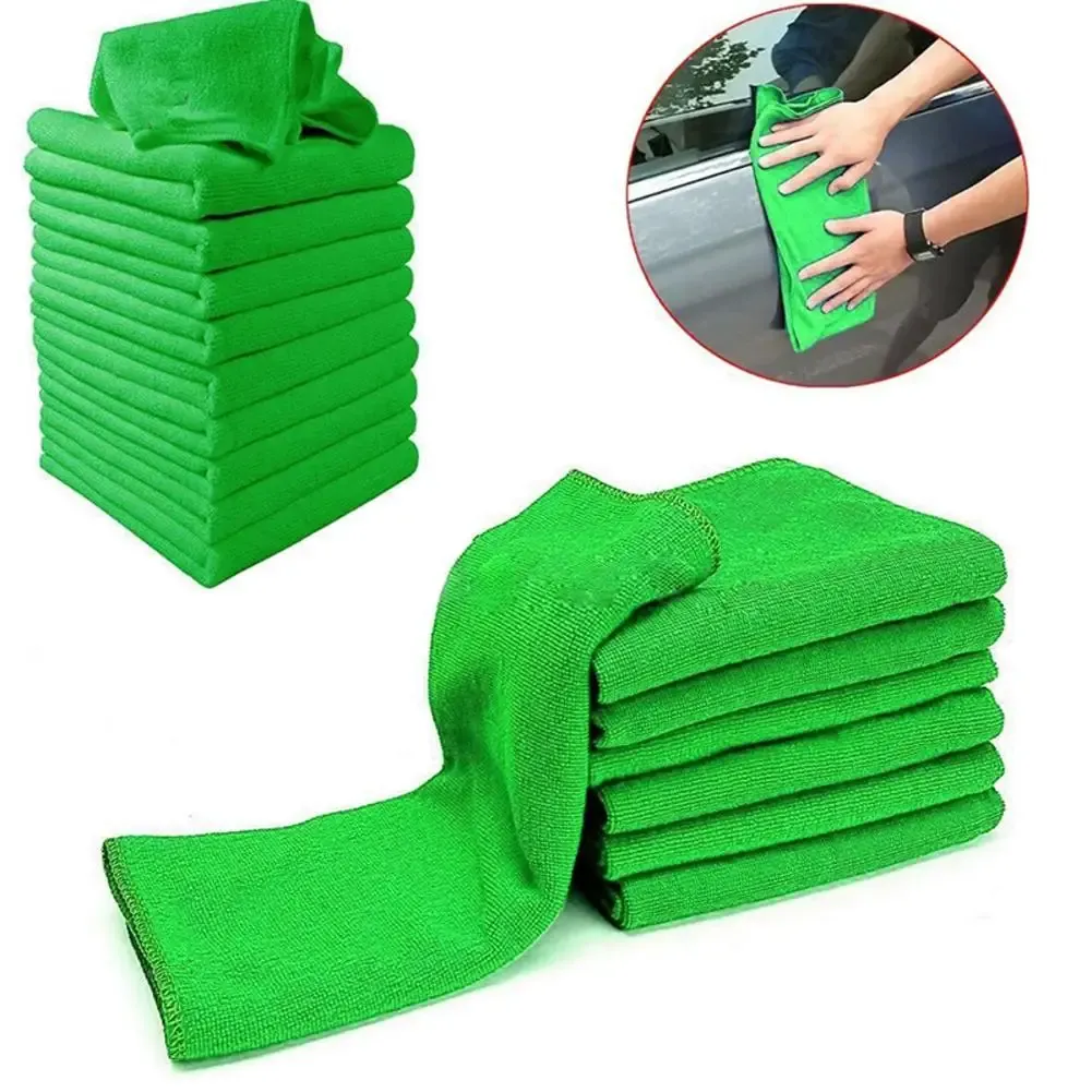 Serviette en microfibre pour lavage et séchage de voiture et de moto, 30 x 30 cm 6