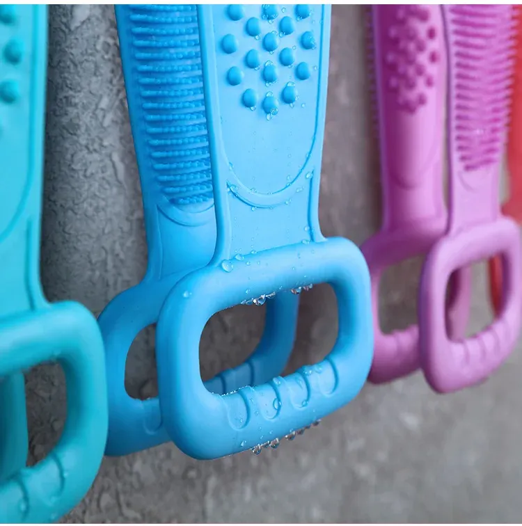 Brosse exfoliante corporelle, gros plan