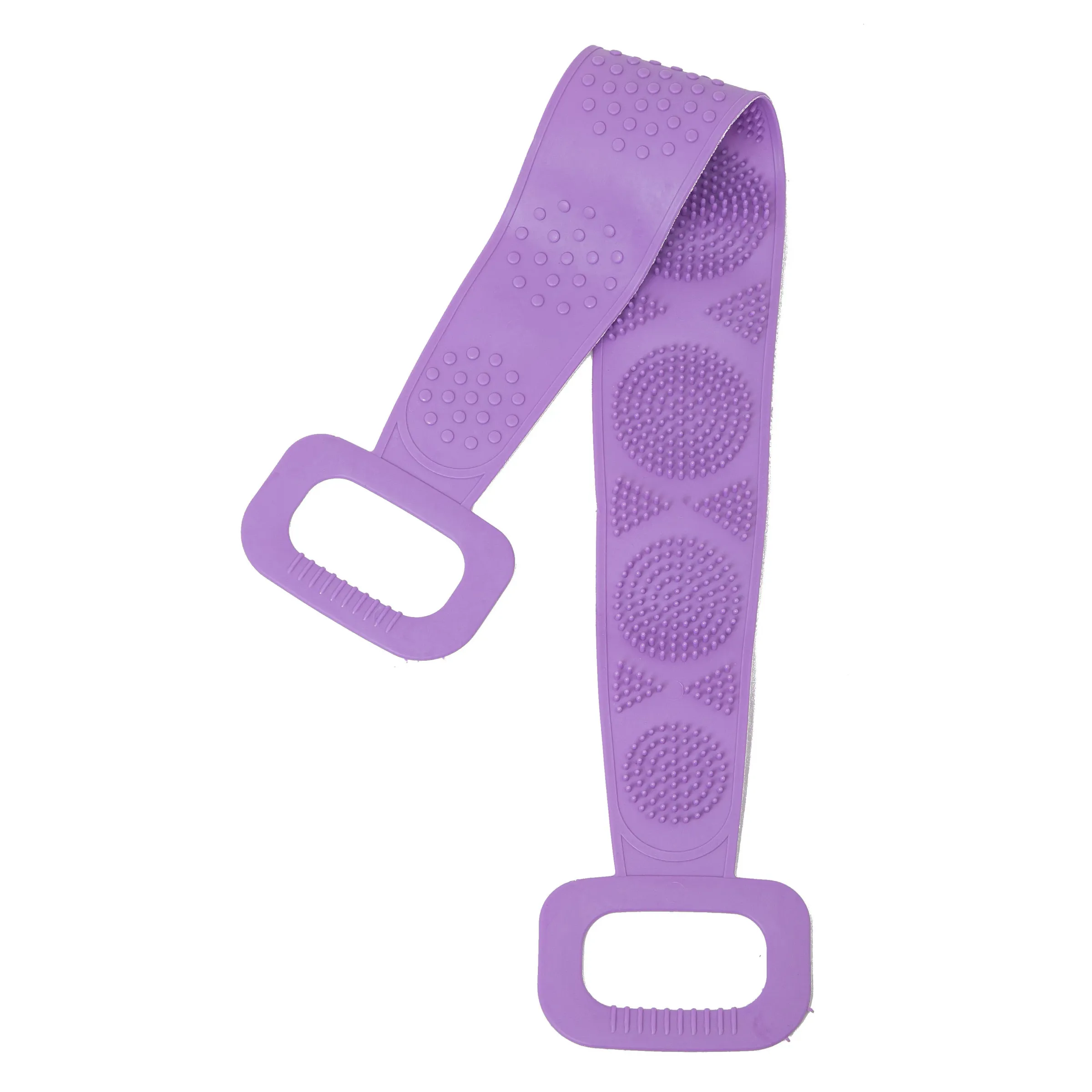 Brosse exfoliante corporelle en silicone à ceinture de bain 8