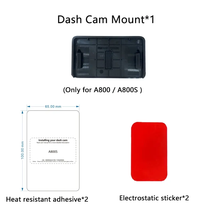 Support pour 70mai Dash Cam Pro, D02, Pro Plus, A500S, Pro Plus+, A200, Lie2, A800S, A810 3