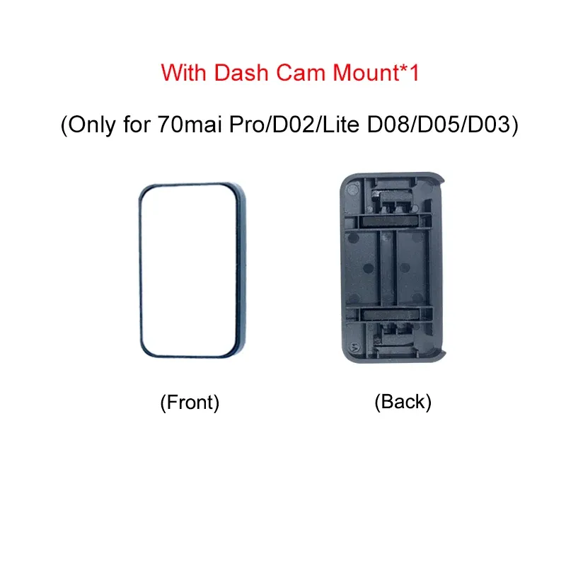 Support pour 70mai Dash Cam Pro, D02, Pro Plus, A500S, Pro Plus+, A200, Lie2, A800S, A810 6