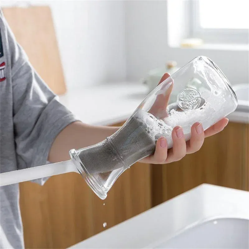 Poignée ergonomique de la brosse à long manche