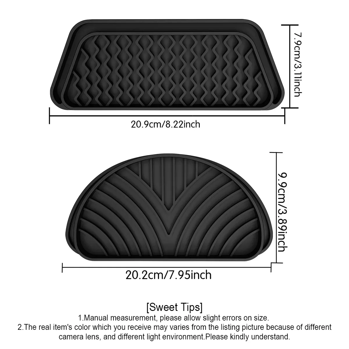 Plateau anti-goutte pour réfrigérateur en silicone