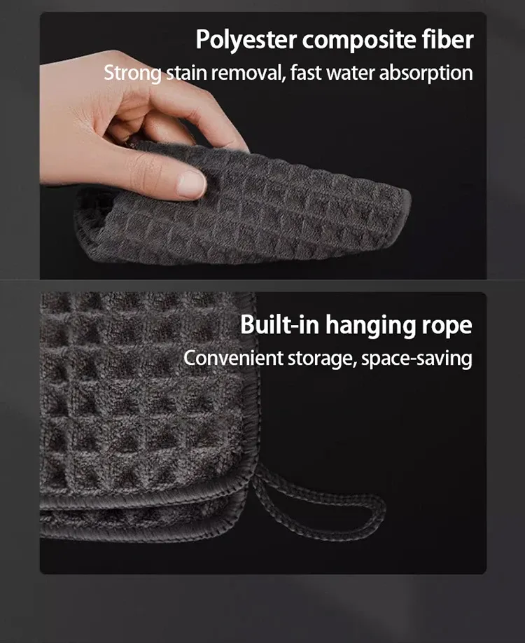 Microfibre de nettoyage pour surfaces brillantes