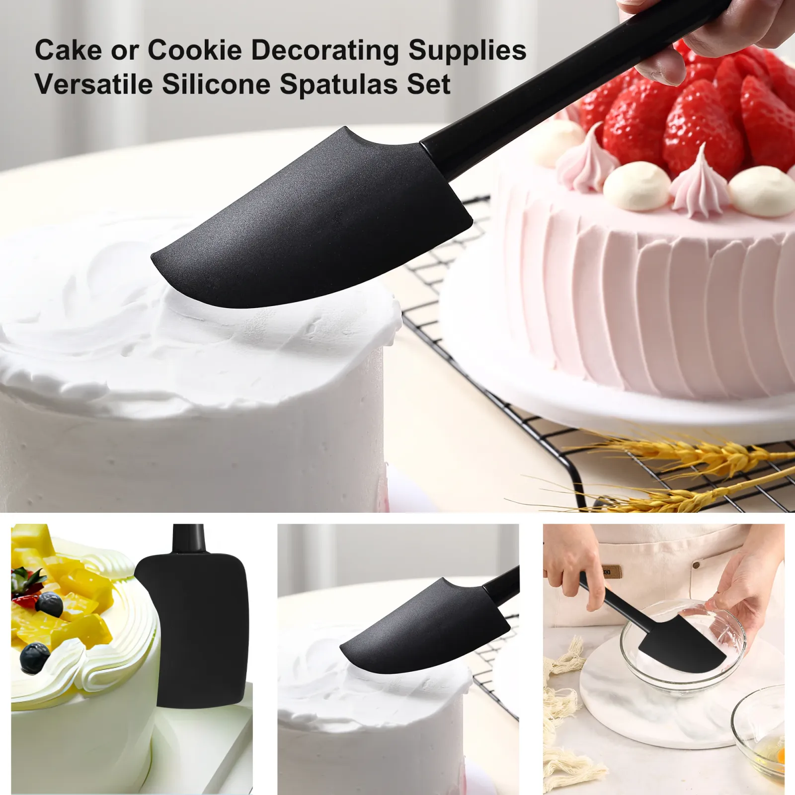 Spatules en silicone, détails du design
