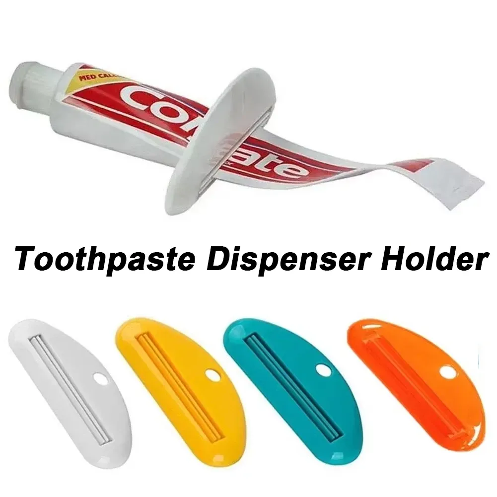 1/2/3 pièces Distributeur manuel multifonction de dentifrice et presse-tube de crème, pince d'extraction pour salle de bain - Image 1