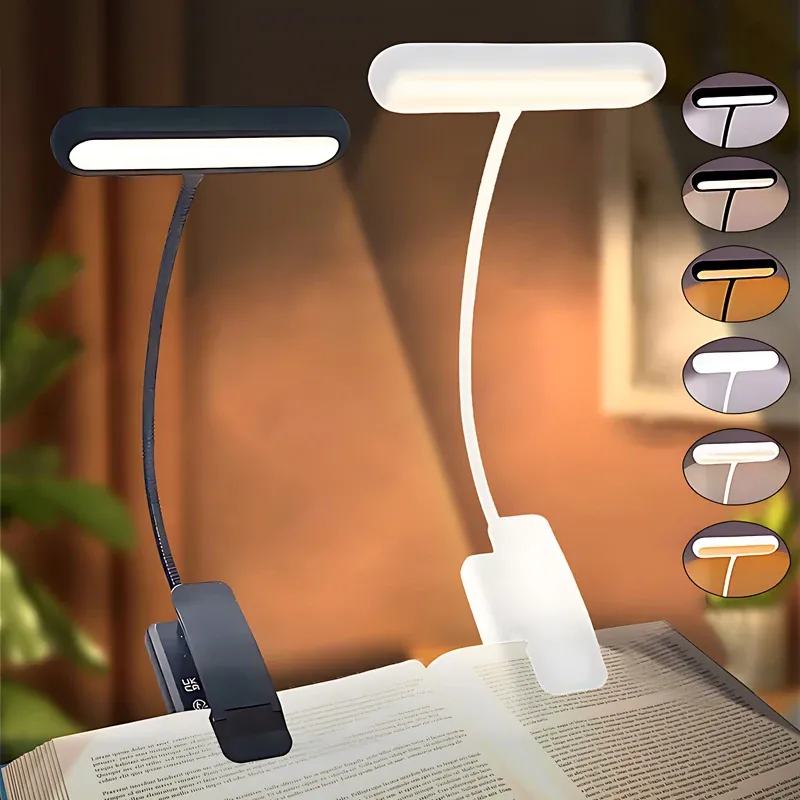 Lampe de lecture à clipser en situation