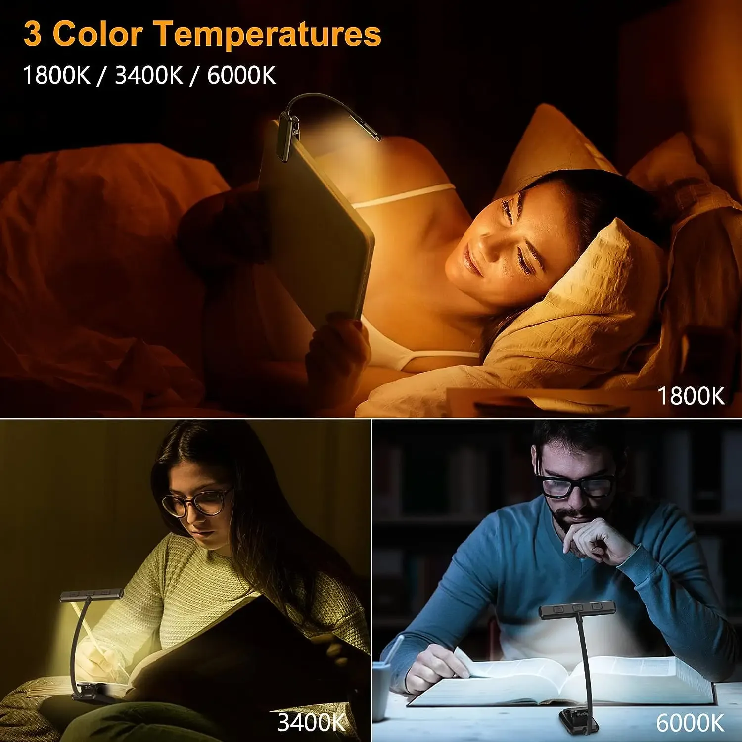 Lampe de lecture, finitions soignées