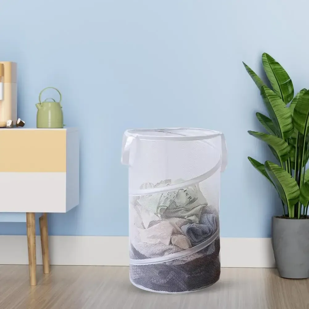 Panier à linge léger et spacieux avec poignée pour un accès facile, organisation pratique et respirant, polyvalent 3