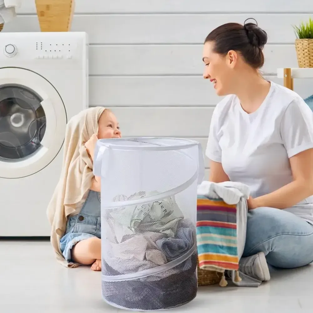 Panier à linge dans un intérieur