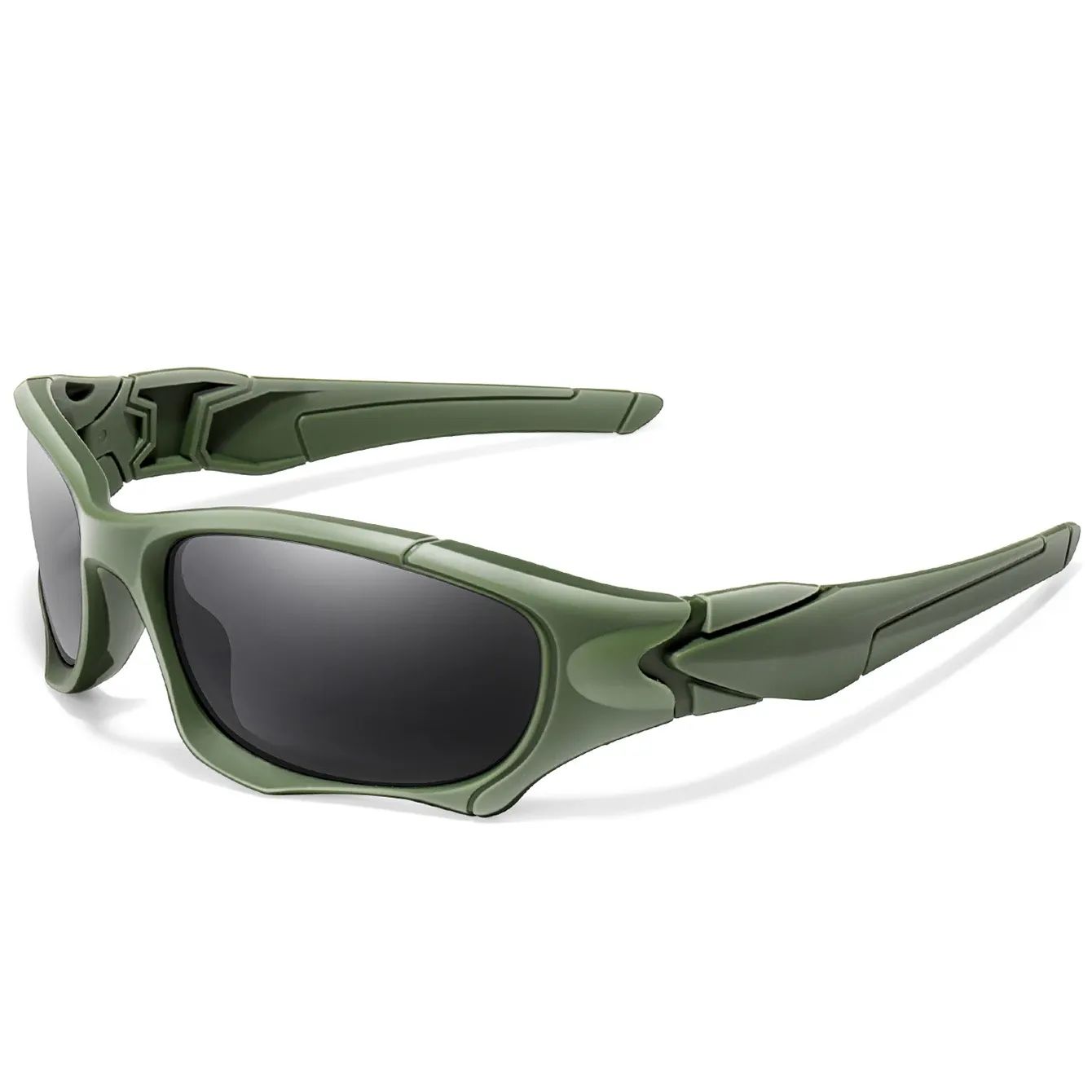 Lunettes de soleil polarisées de pêche pour hommes et femmes, à motif camouflage classique, avec protection UV pour la conduite, le cyclisme et la randonnée en plein air 13