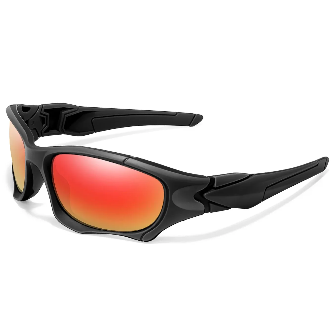 Lunettes de soleil polarisées de pêche pour hommes et femmes, à motif camouflage classique, avec protection UV pour la conduite, le cyclisme et la randonnée en plein air 9