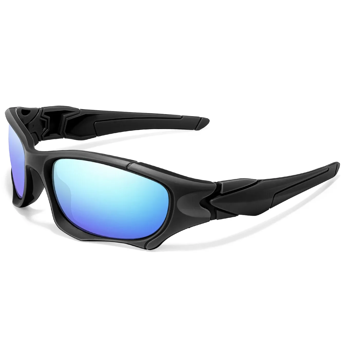 Lunettes de soleil polarisées de pêche pour hommes et femmes, à motif camouflage classique, avec protection UV pour la conduite, le cyclisme et la randonnée en plein air 8