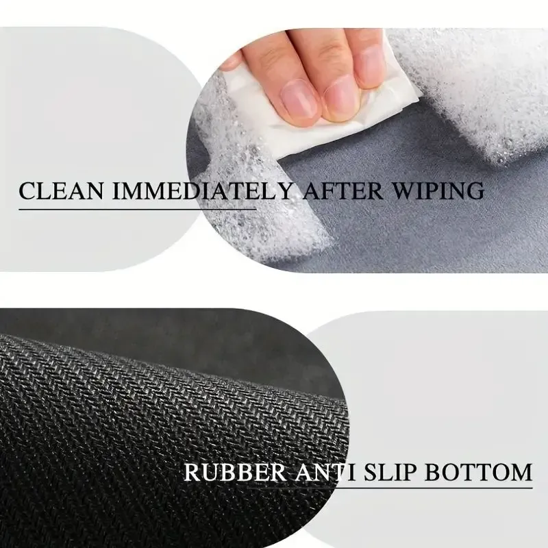 Tapis de bain antidérapant 40 x 60 cm, super absorbant, séchage rapide et doux, pour salle de bain et douche 3