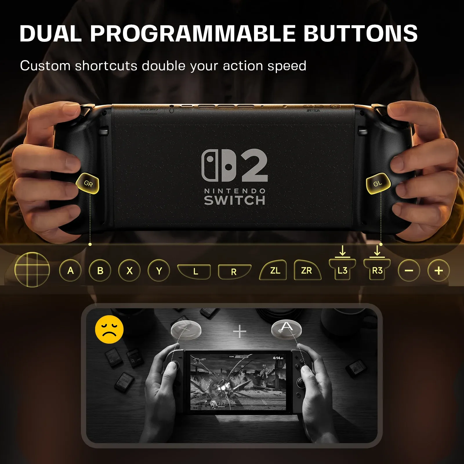 Manette NYXI Hyperion 3 en situation de jeu