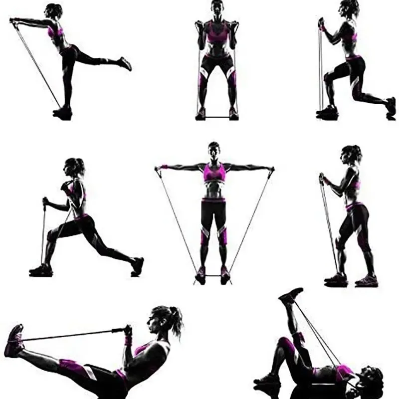 Bandes d'entraînement avec Foy, bandes d'exercice, équipement de musculation à domicile, pour hommes et femmes 4