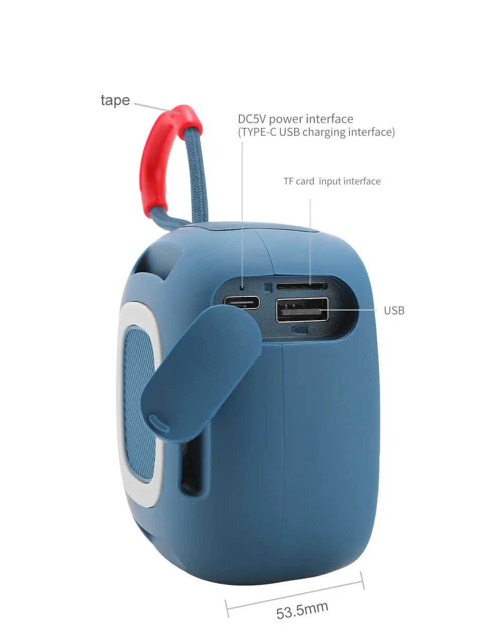 Enceinte nomade avec accessoires