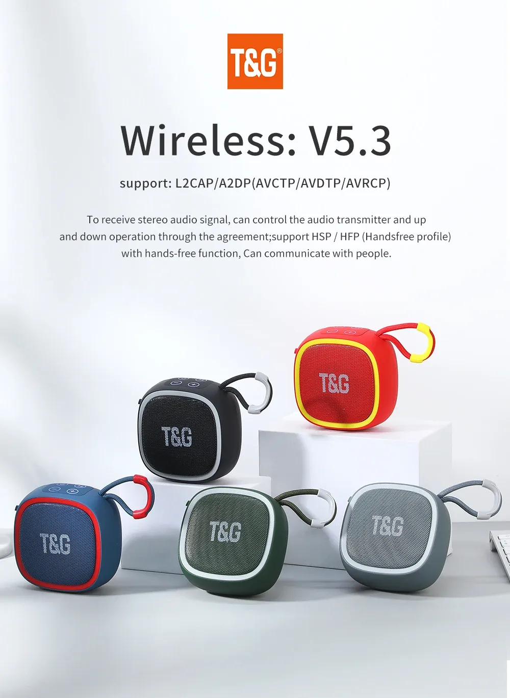 Enceinte Bluetooth nomade au design épuré