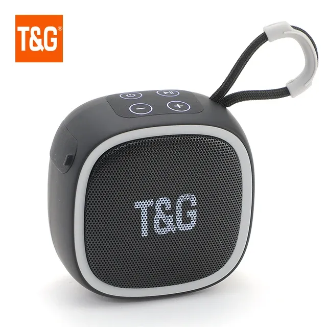 Haut-parleur Bluetooth portable sans fil TWS BT 5.3 avec son HiFi puissant, prise en charge carte TF et radio FM, modèle TG659 8
