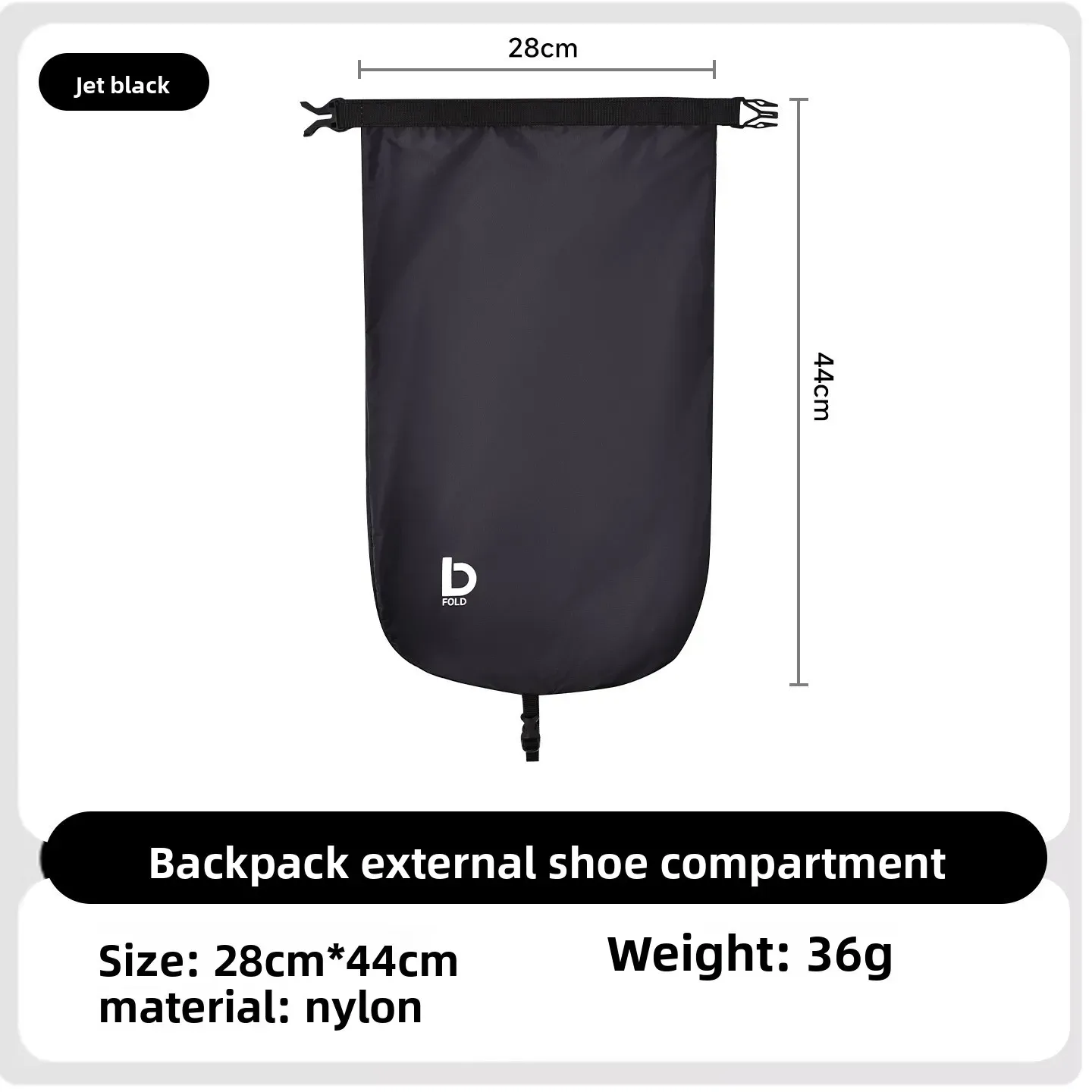 Lot de 2 sacs de rangement portables pour chaussures de randonnée, organisateur suspendu anti-poussière pour sac à dos, grande capacité 8