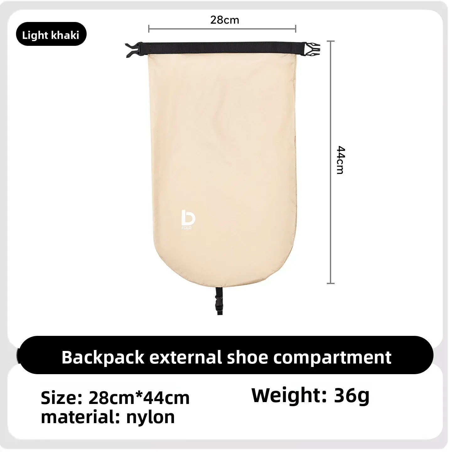 Lot de 2 sacs de rangement portables pour chaussures de randonnée, organisateur suspendu anti-poussière pour sac à dos, grande capacité 9