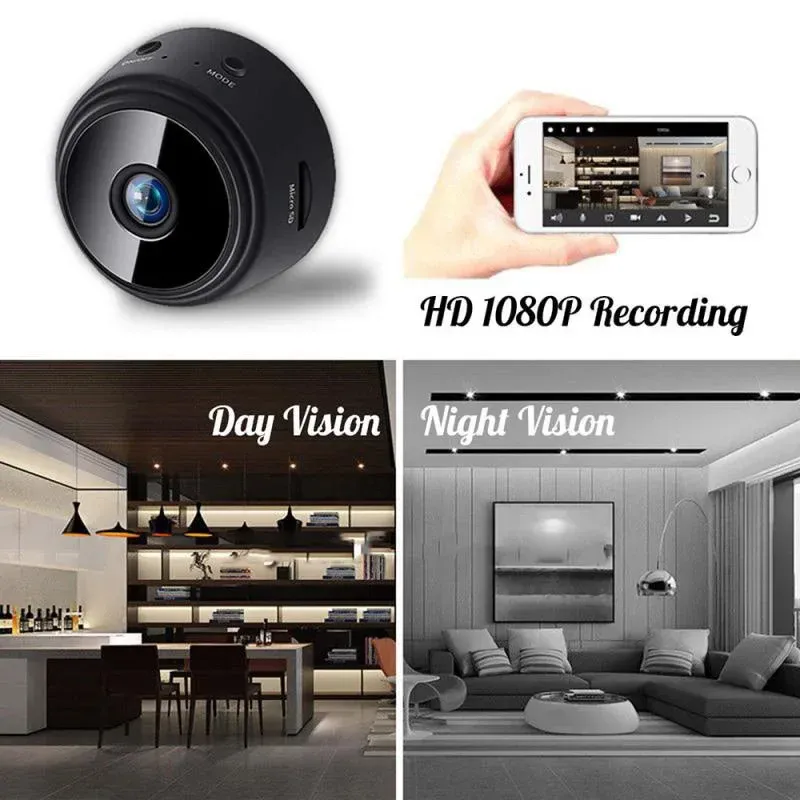 Mini caméra WiFi A9, caméra de sécurité sans fil, caméra de surveillance pour maison connectée 2