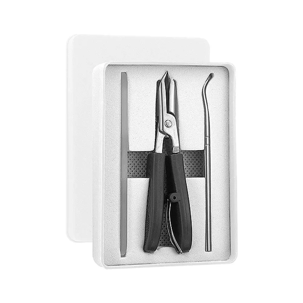 Coupe-ongles professionnel à bord incliné et bec d'aigle, anti-éclaboussures, pour ongles incarnés, 25 8