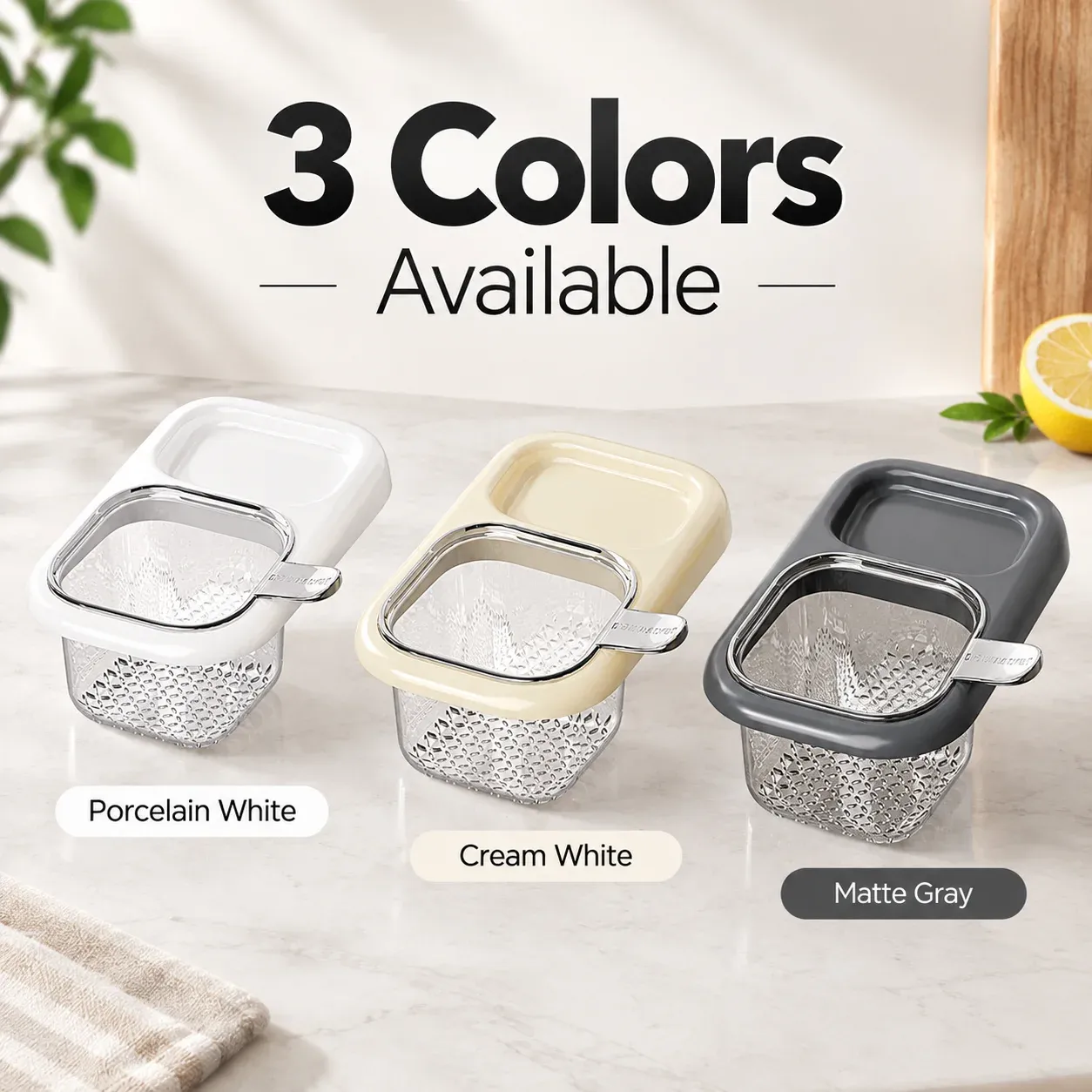 Panier filtre amovible pour évier de cuisine avec collecteur de déchets alimentaires et passoire pour légumes et fruits 2