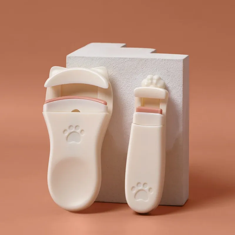 Pince à cils griffe de chat portable avec coussinets en silicone de rechange 9