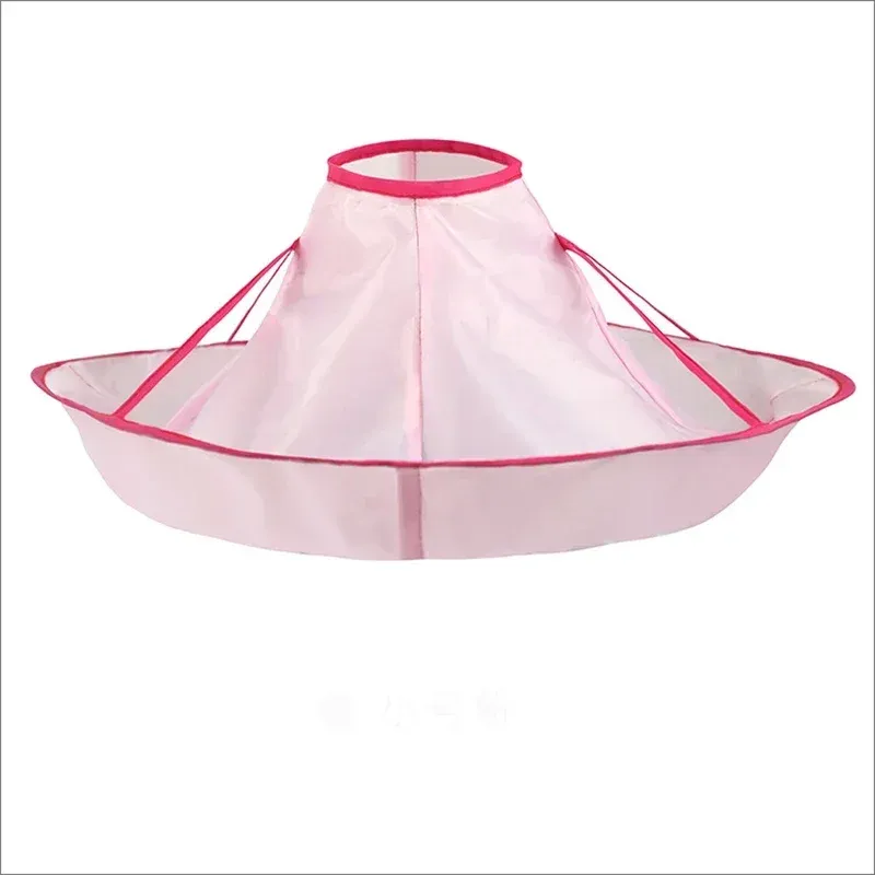 Cape de coupe de cheveux pour enfants réutilisable et pliable, avec récupérateur de cheveux pour usage domestique 5