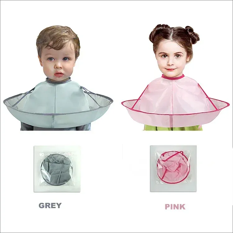 Cape de coupe de cheveux pour enfants, détails du tissu