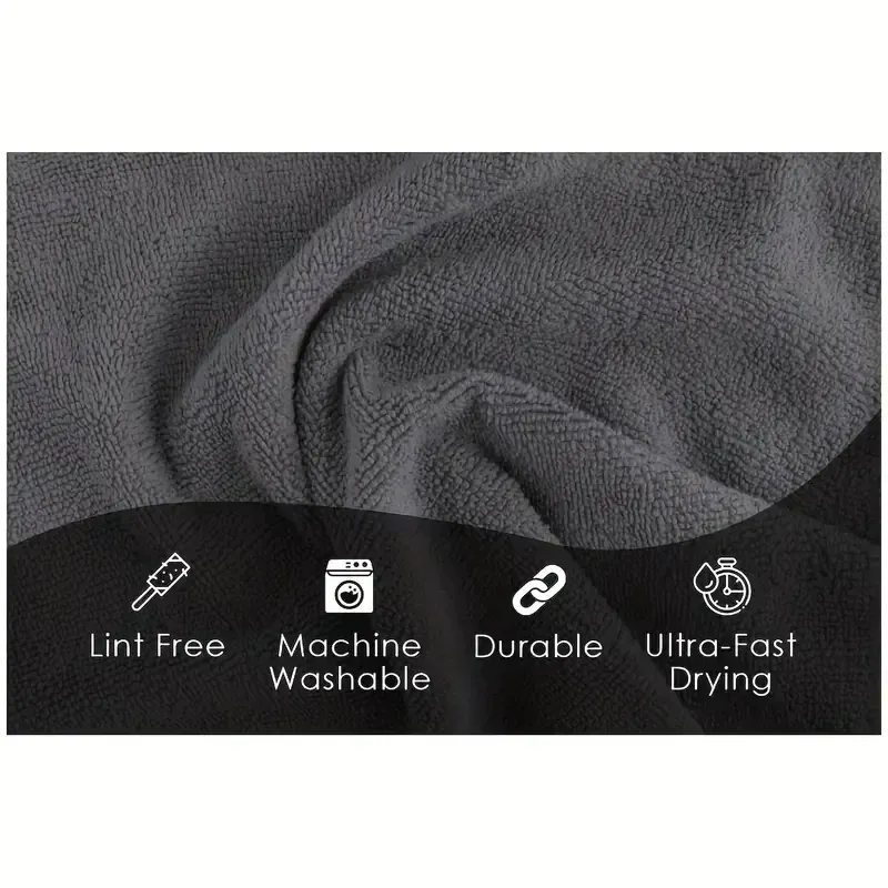 Chiffons en microfibre, résultat final