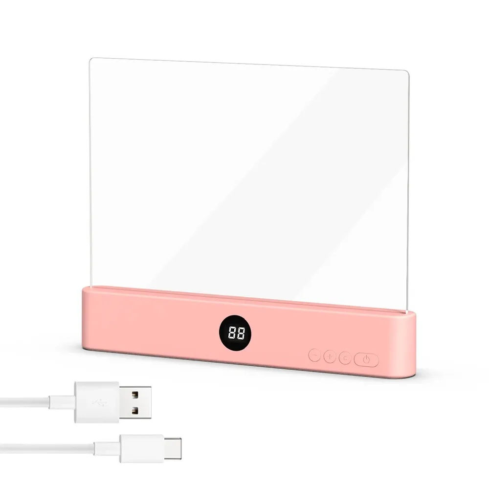 Lampe de lecture LED rechargeable à pince, éclairage à 3 couleurs avec minuterie et protection des yeux 8