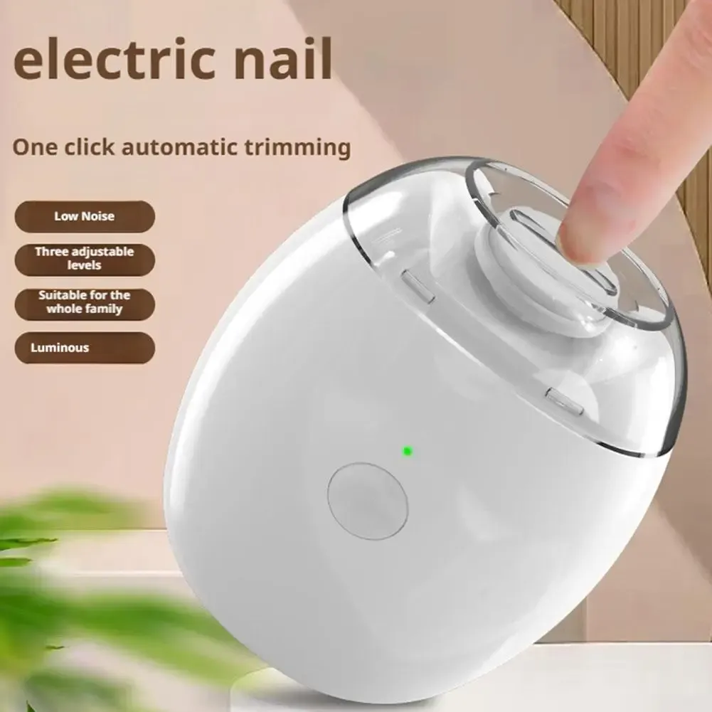 Lime à ongles électrique 2-en-1 avec lumière LED