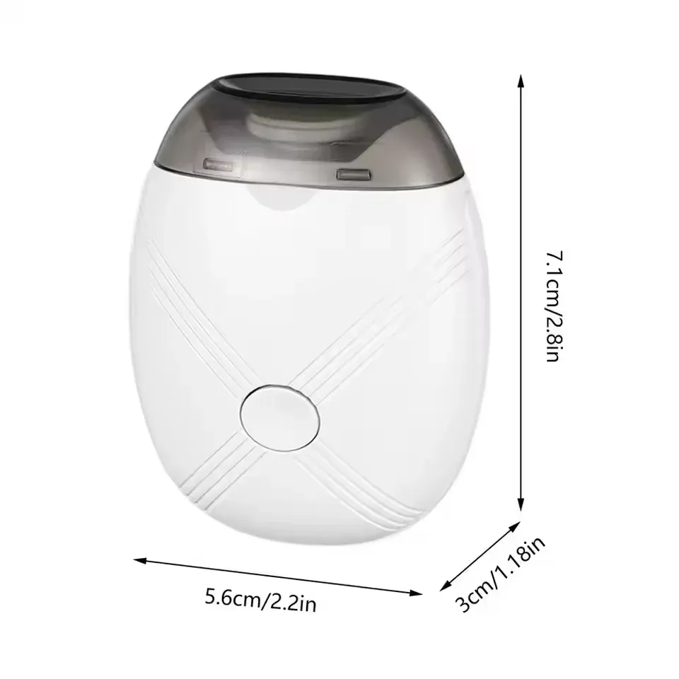 Ponceuse électrique 2-en-1 à LED et coupe-ongles automatique pour bébés, enfants et adultes 8
