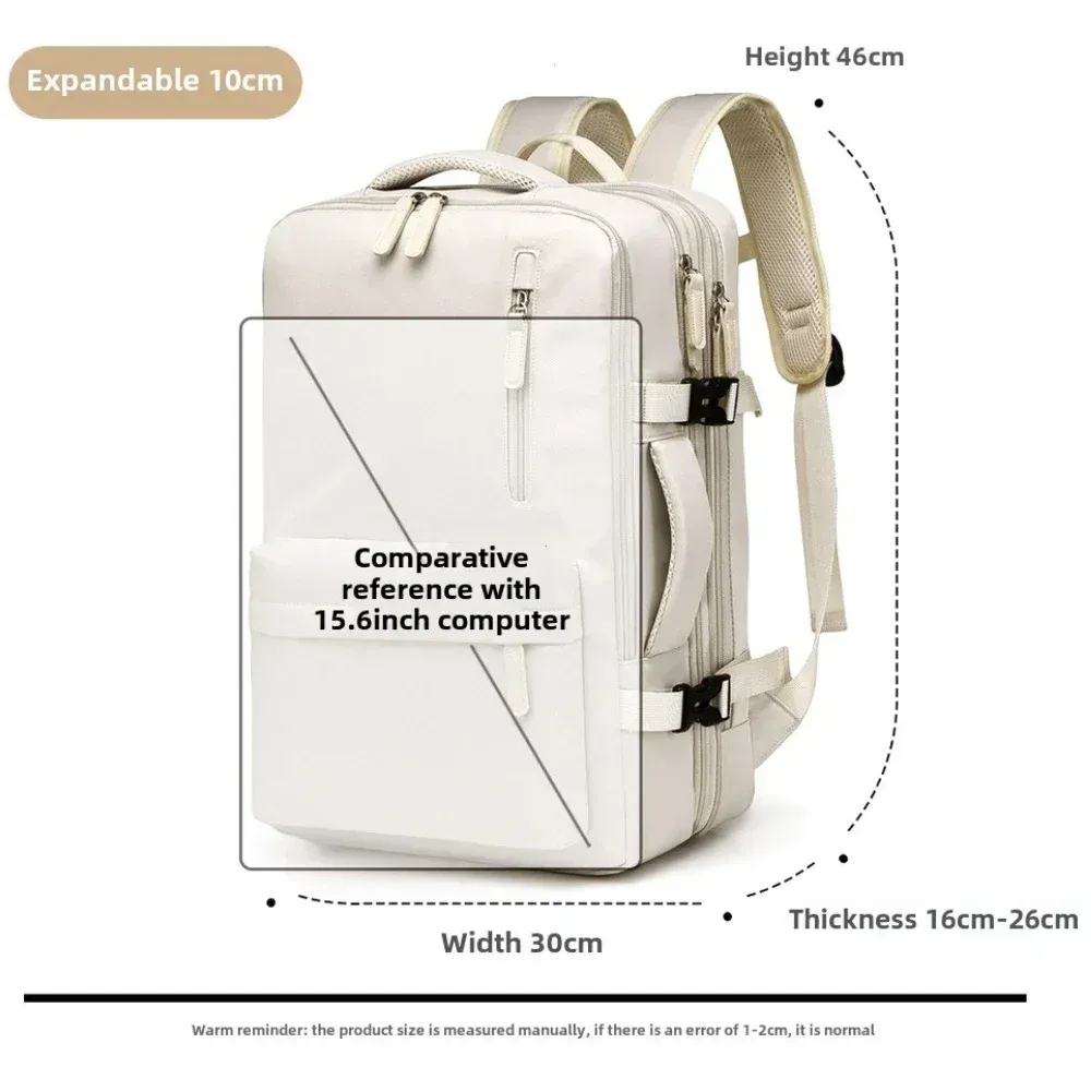 Sac à dos cabine 45 x 30 x 25 cm pour ordinateur portable, idéal voyage et école, mixte 6