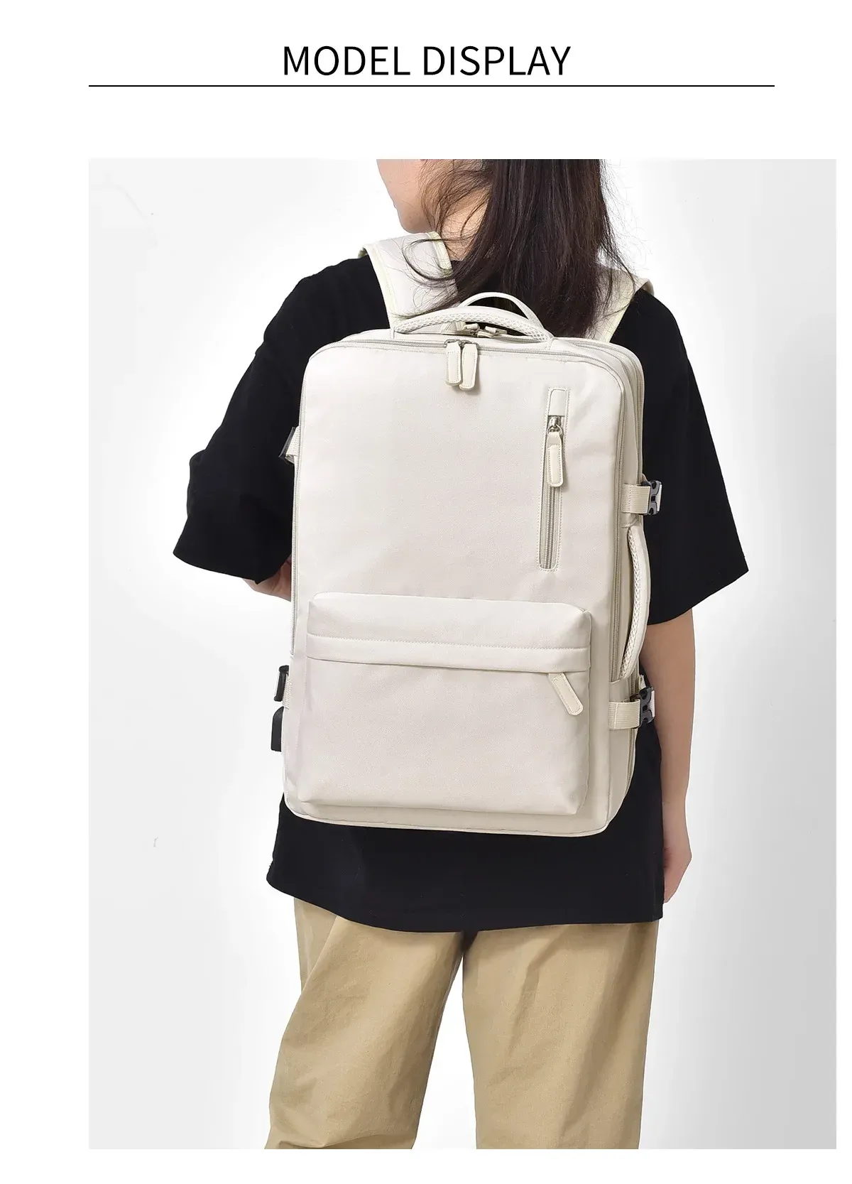 Sac à dos, vue rapprochée