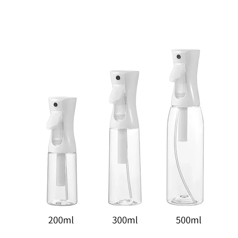 Flacon pulvérisateur en plastique 200 ml (6,8 oz) à brume fine pour coiffure, nettoyage et entretien des plantes 2
