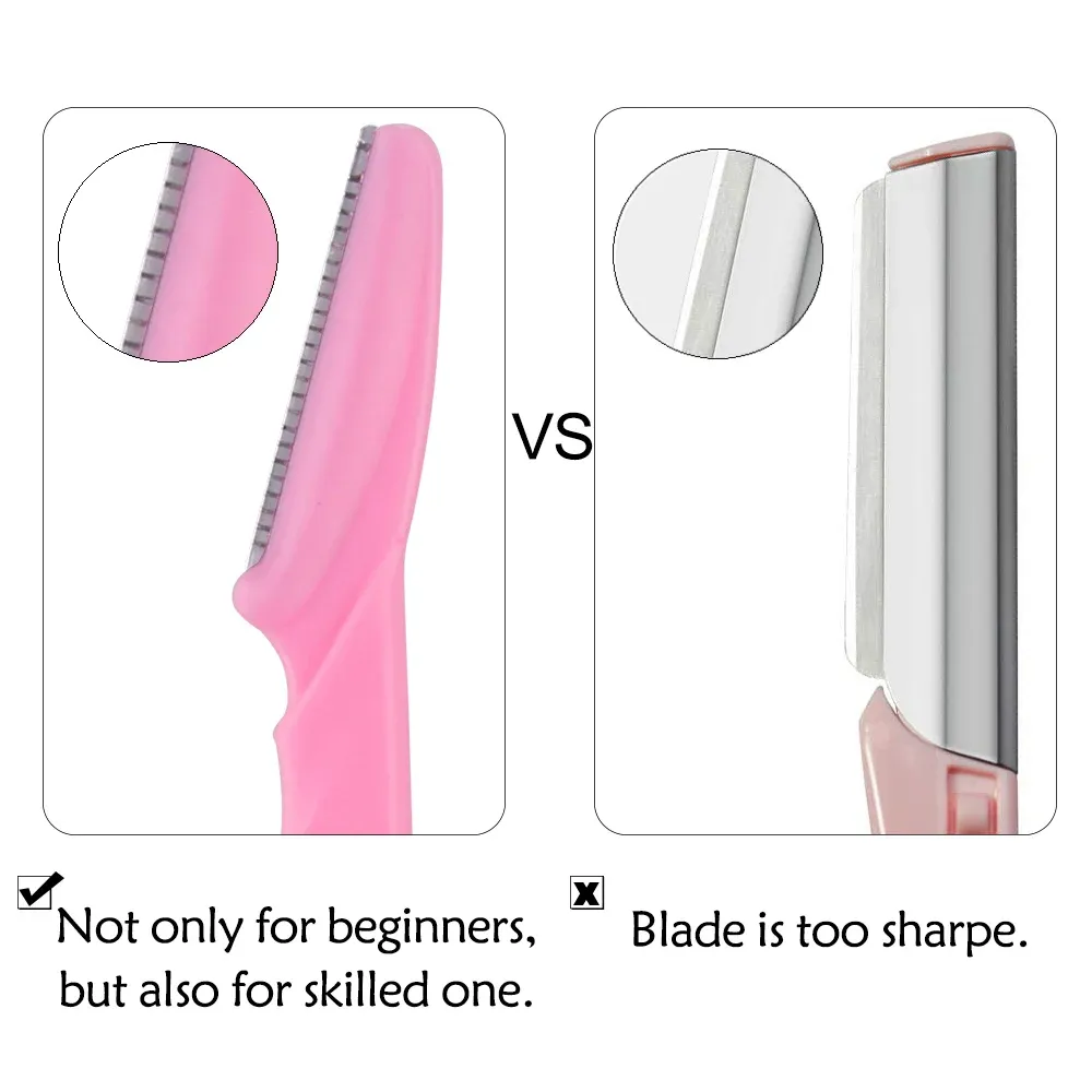 Détail du rasoir à sourcils