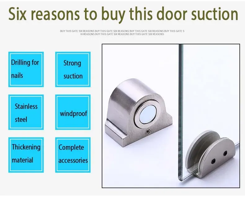 Détail de la butée de porte sous différents angles