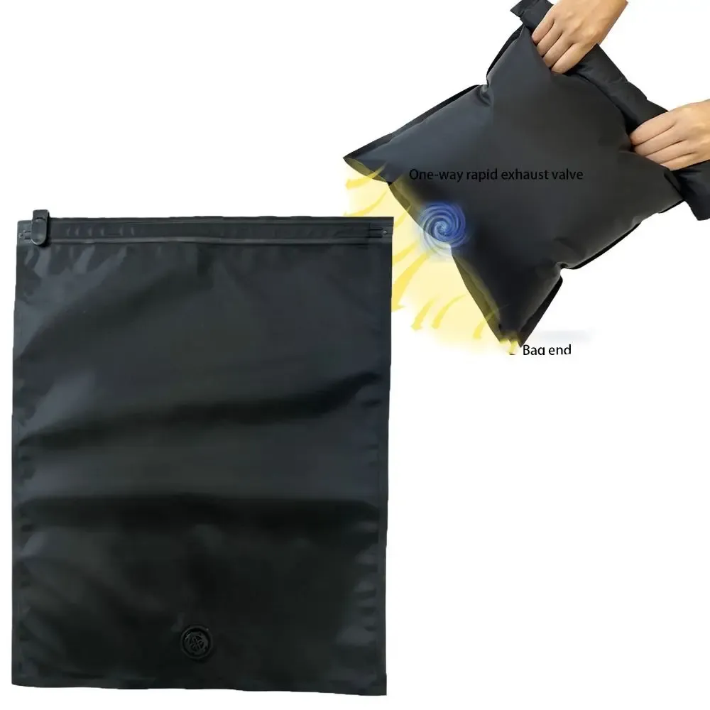 Sacs sous vide réutilisables à rouleau manuel pour voyage, étanches et gain de place