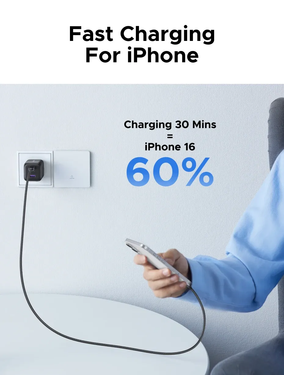 Chargeur UGREEN sous différents angles