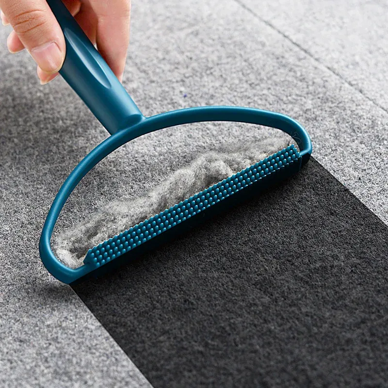 Dépilleur portable pour animaux de compagnie : rasoir manuel et grattoir pour tapis, laine et vêtements 5