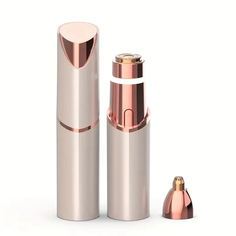 Épilateur 2-en-1 visage et sourcils : rasoir rechargeable et indolore pour le visage, les lèvres et le corps 8