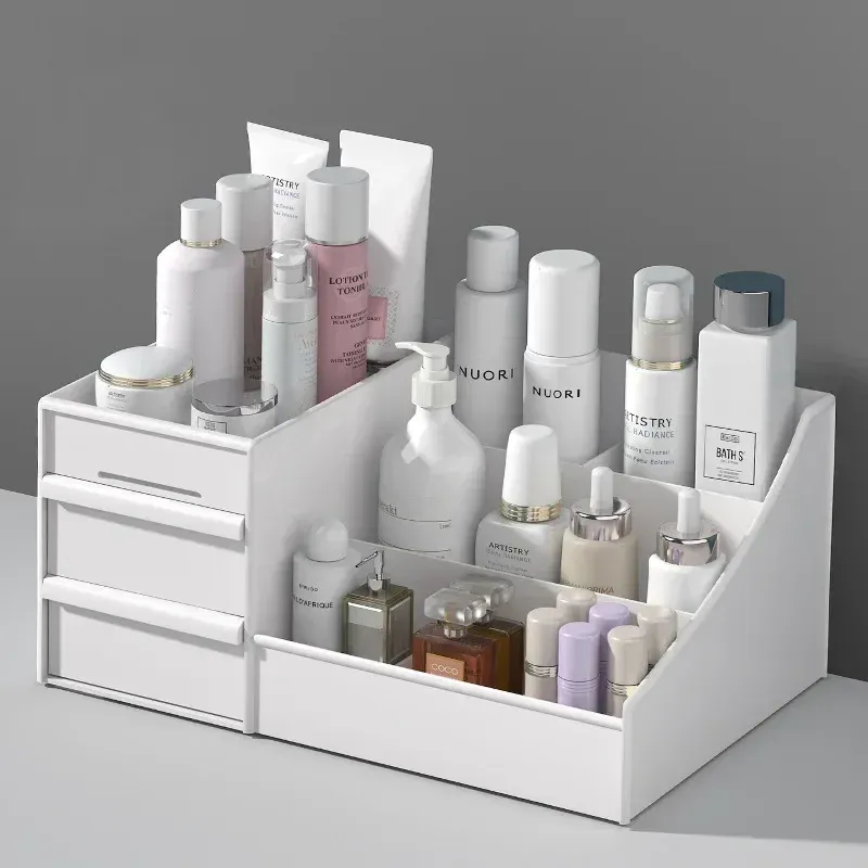 Tiroir de rangement en plastique pour maquillage, cosmétiques et soins de la peau 5