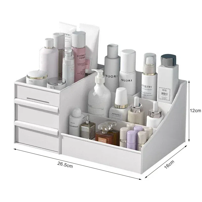 Tiroir de rangement en plastique pour maquillage, cosmétiques et soins de la peau 6
