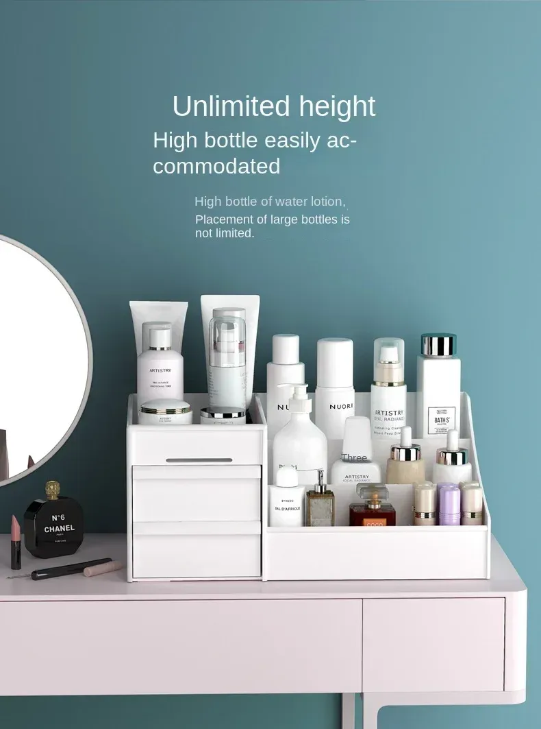 Boîte de rangement élégante pour cosmétiques