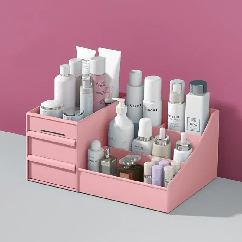 Tiroir de rangement en plastique pour maquillage, cosmétiques et soins de la peau 8