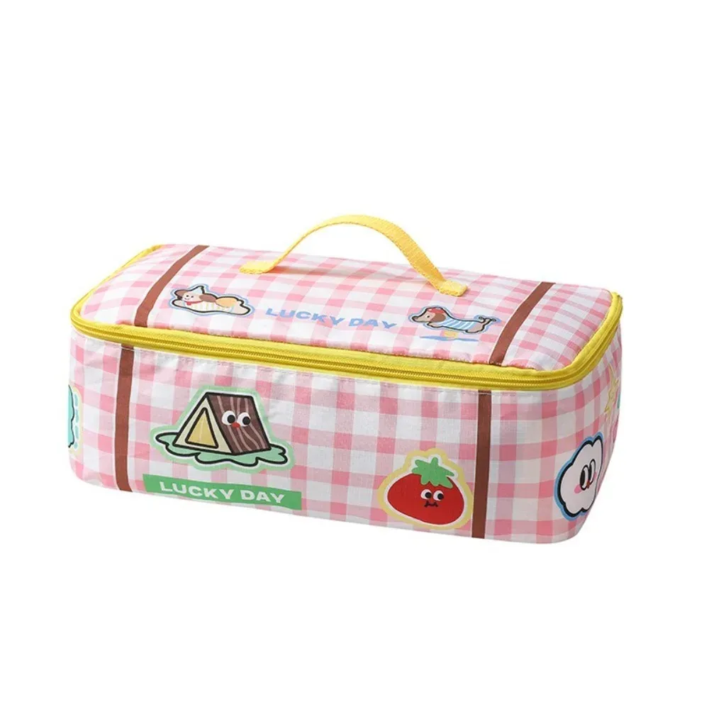 Sac de rangement de voyage grand format, organiseur de bagages multifonction étanche à fermeture éclair, pochette à cosmétiques en coton 12